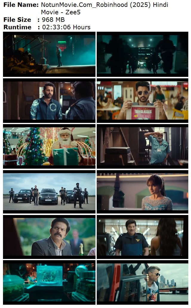 Robinhood (2025) Hindi Movie - Zee5