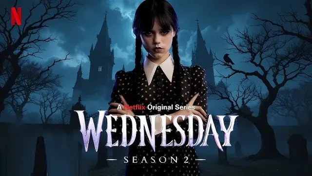 Wednesday Season 2 (2025) Hindi Dubbed Web Series – Netflix – Web-DL – 480P | 720P | 1080P – MB | 1.05 GB | GB – Download & Watch Online